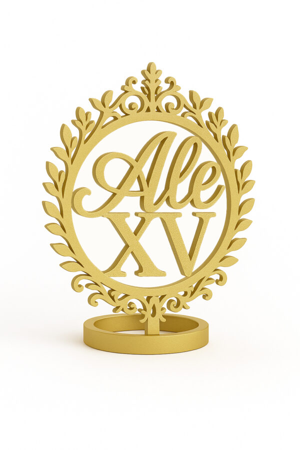 “Elegancia XV” – Servilletero Formal con Nombre