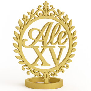 “Elegancia XV” – Servilletero Formal con Nombre