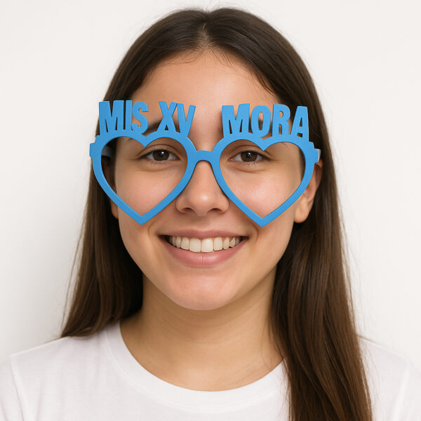 Lentes Personalizados de Cotillon "Amor" - Imagen 2
